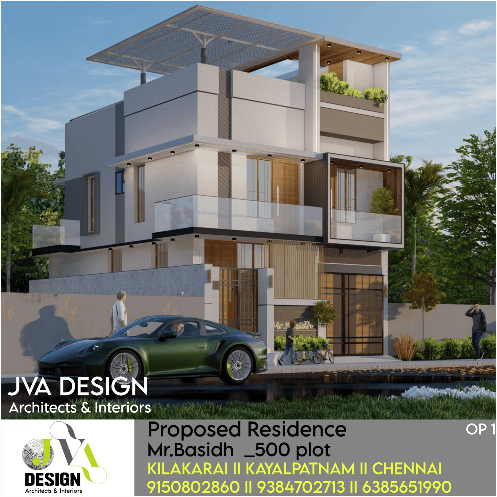 Mr. Basidh Residence (Elevation 1)